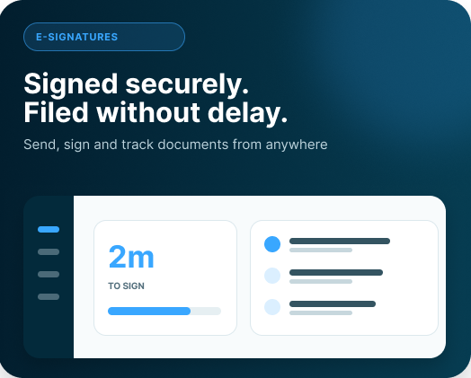Effortless e-Signatures