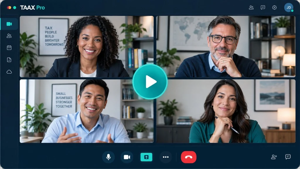 Virtual meetings in TAAX Pro