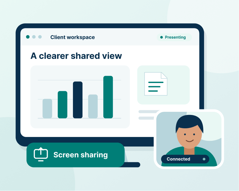 Screen sharing