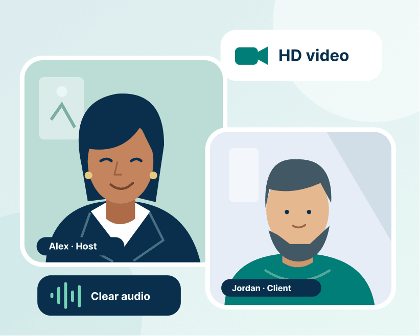 Clear video and audio